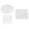3PCS Gear Silicone Mould Cartoon Punk Style Industrial Gear Silicone Mold Mirror Flash Nonstick DIY