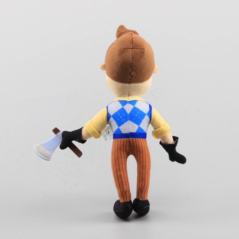 Neighbor Hello 5 Flashlight Butcher Neighbor Plush Figure Toy Doll Stuffed