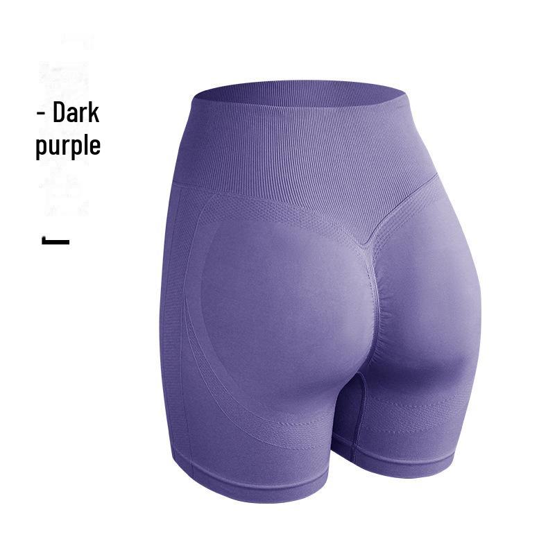 Shorts de Yoga Sans Coutures Taille Haute Ventre Plat