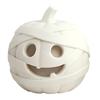 Halloween Tabletop Decor 3D Printed Mummy Figurine, Blank DIY Paintable Bandage Ghost Pumpkin Statue, Handmade Collectible Figure Mini Desktop
