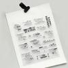 Wish Blessing Silicone Clear Seal Stamp Photo Album Decorative Paper Card DIY