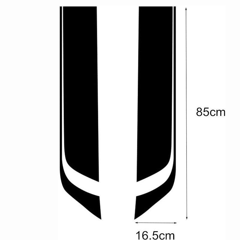 Universal Car Hood and Stripe Decals for All Vehicles
