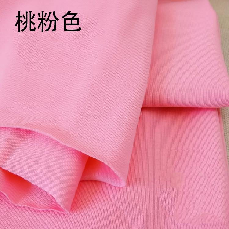 Solid Color Cotton Knitted Fabric by Half Meter Cotton Jersey Fabric for Baby Clothing Making 50x180cm Other Fabric Plain