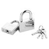 Waterproof Rustproof Anti-Theft Padlock: Master Key Pry-Resistant Gate & Household Lock