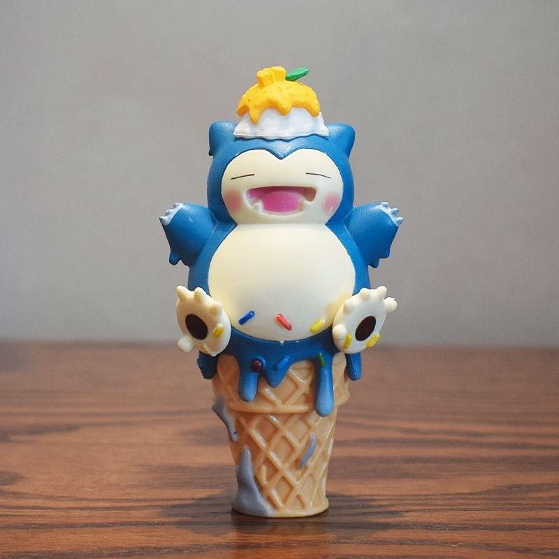 Gk Ice Cream Ducklett Slowpoke Charmander Hanhan Beast Large Size High Quality Version Figure Model Decoration Collectible Toy D