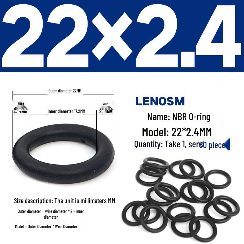 High-Pressure NBR Nitrile Rubber O-Ring Seal - Wear & Oil Resistant