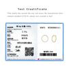 ANDYWEN 925 Sterling Silver Gold Big Circle CZ Pave Stud Earring Clip Luxury Fine Jewelry Round Crystal Women Clips Jewels