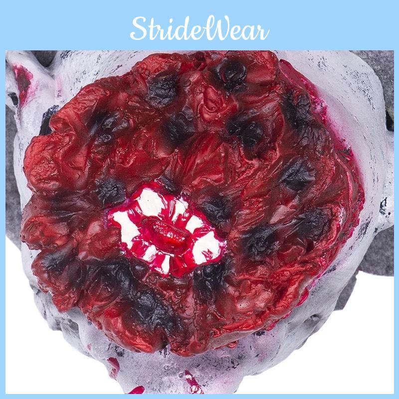 Halloween Party Decoration Props Bloody Prank Toy Hanging Severed Head Human