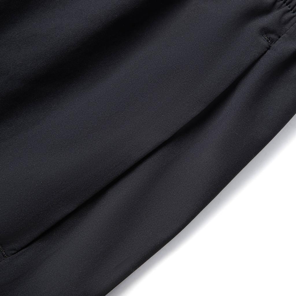 Li Ning Fitness Series Solid Color Mid Waist Breathable Versatile Five Point Sports Shorts Women Shorts Black AKSV442-1