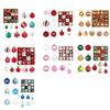 42Pieces Shatterproof Christmas Balls Ornament Bright Christmas Bauble Collections Sphere Pendant for Tree Decorating