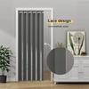 Full Blackout Waterproof Magnetic Door Curtain: No-Drill, Windproof, Soundproof, Invisible Folding Partition