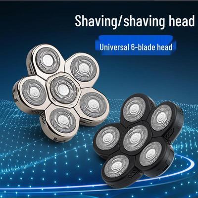 Universal Electric Shaver with 6D/7D Head and Bald Head Hair Clipper Blades