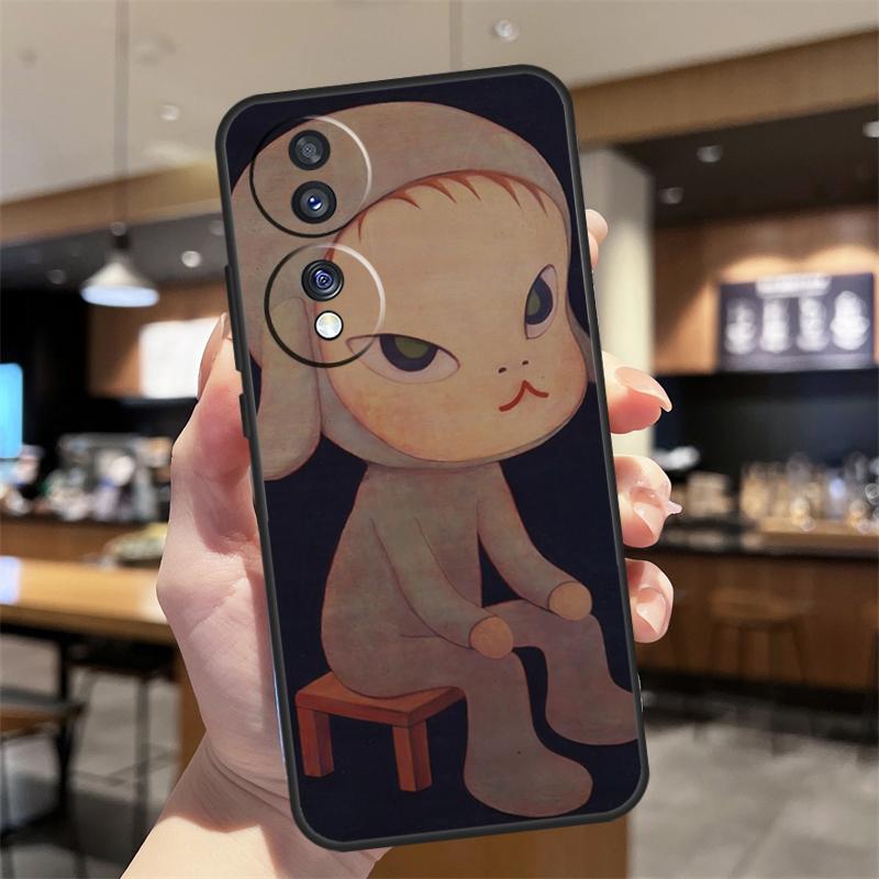 Étui Yoshitomo Nara Pour Honor Magic 5 6 7 8 Pro Honor 200 400 50 70 90 Lite X8b X8c X9b X9c X9d Win RT Housse