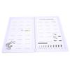 Professional False Eyelashes Display Book Organizer Waterproof Makeup Eyelash Display Board