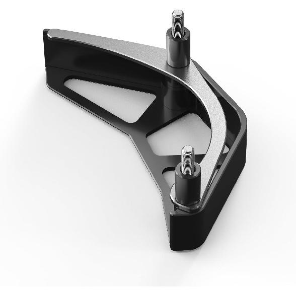 NICECNC Schwarzer Ritzelabdeckungsschutz Kompatibel mit Suzuki DRZ400S DRZ400SM 2000-2024 Siehe Passform Motorrad CNC Kettenschutz vorne