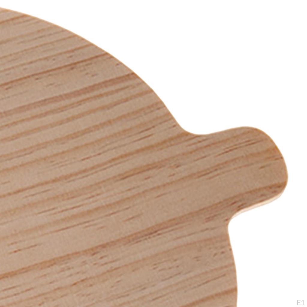 2 Stück Pizzaheber Ofen Spezialwerkzeug Halbrund Einfache Lagerung Zubehör Tragbar Holz