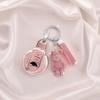 Diamant Rosa Stil Passend für Bmw Mini Cooper F54 F55 F56 F57 F60 Smart Intelligente Auto Schlüsselanhänger Hülle Tasche Halterung Schlüsselanhänger Auto Zubehör