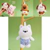 Cute Capybara Dog Koala Plush Keychain With Soft Polyester Filling For Bags And Gifts