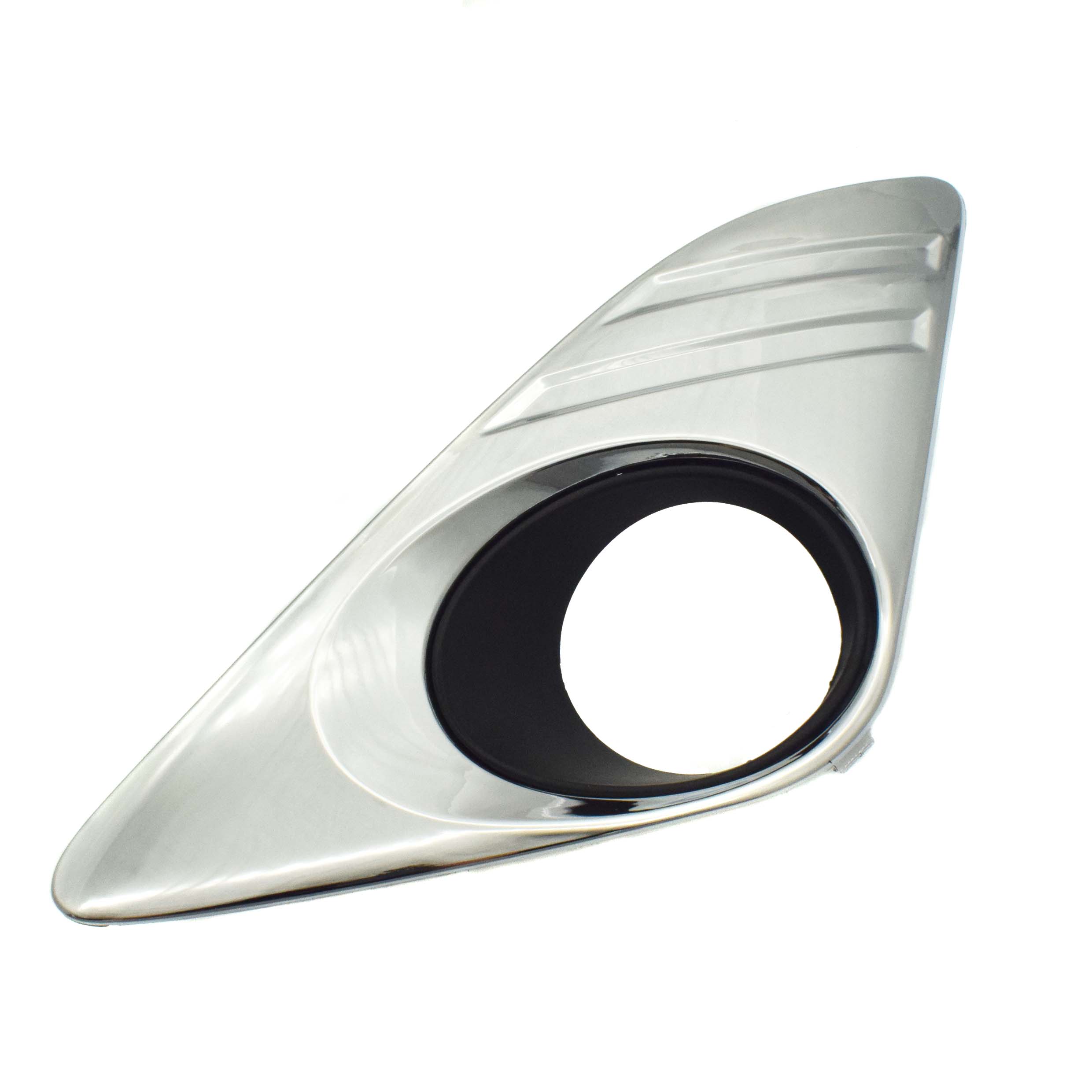 For Toyota Camry 2.5L 2012 2013 2014 Chrome Fog Light Lamp Cover Trim Bezel Holes Front Left Right LH RH Left Passenger Side Only Left Side