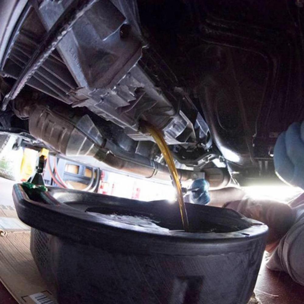 10-15L Plastic Oil Drain Pan Wast Engine Oil Collector Tank Gearbox Oil Trip Tray For Repair Car Fuel Fluid Change Garage Tool