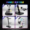 VCOM Gaming Controller Headphone Stand with RGB 10 Holds Headsets and 4 Includes USB and Charging Desktop Multifunctional Storage Stable Easy Black
