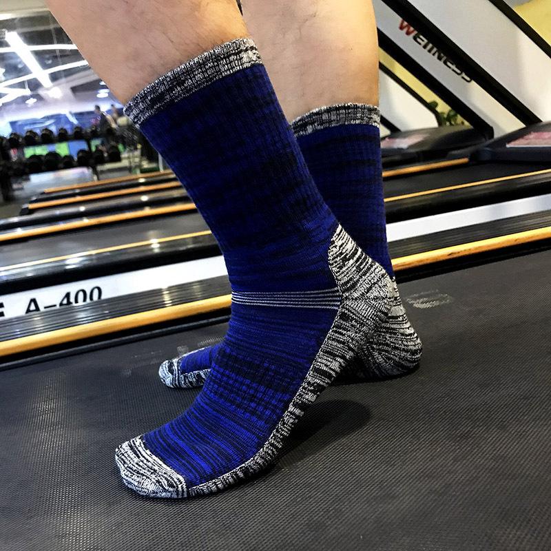 Winter Men Socks Thicken Thermal Wool Pile Cashmere Snow Socks Climbing Hiking Sport Seamless Boots Sleeping Socks 1/2/5 Pairs