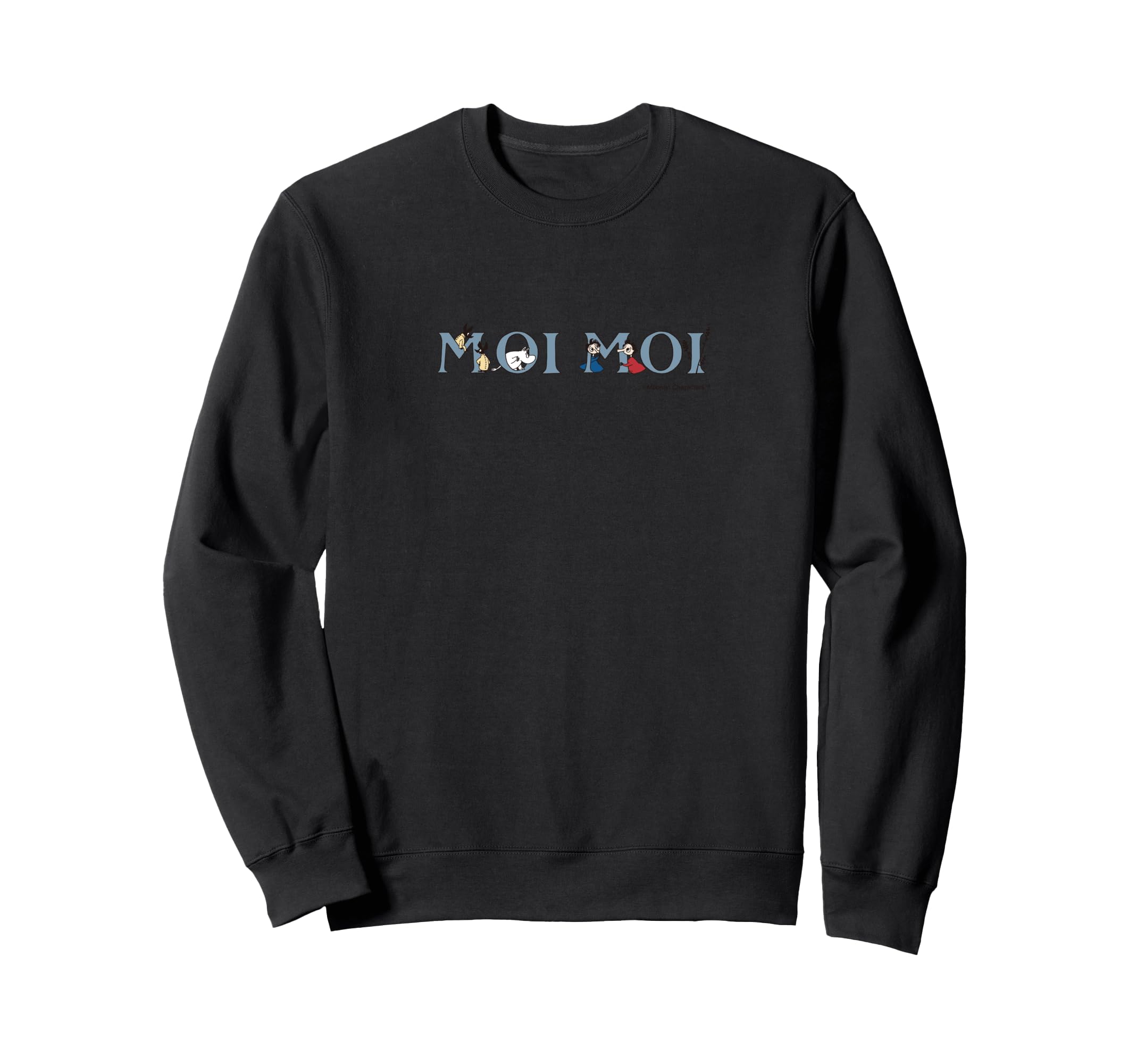 

Moomin Tovslan and Bifslan MOIMOI logo sweatshirt