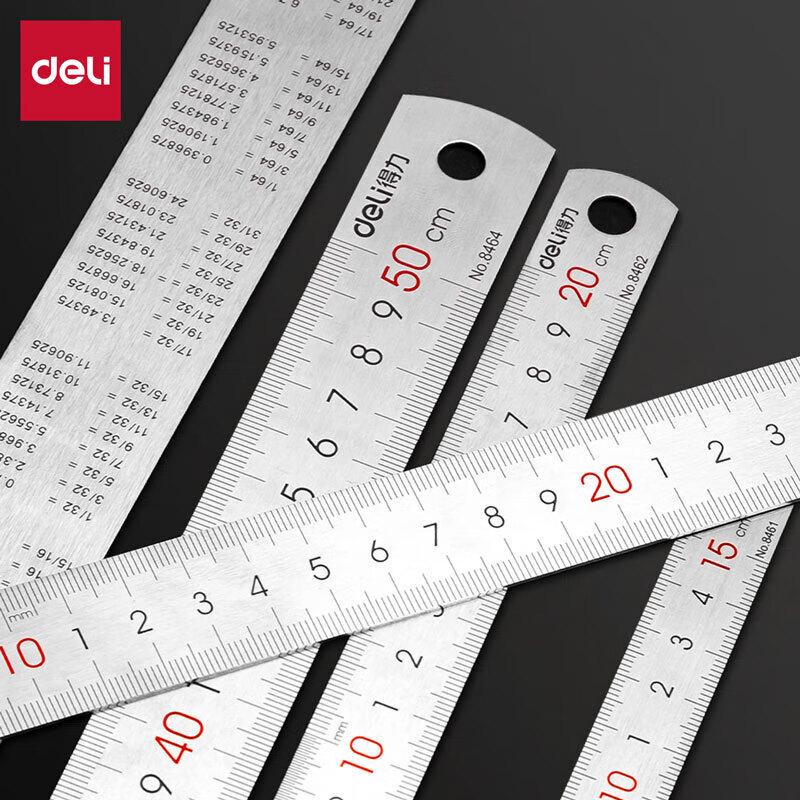 Deli 50cm Stainless Steel Ruler
