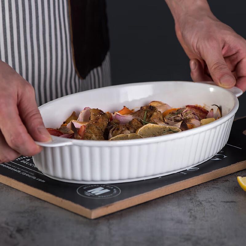 Nordic Style Oval Ceramic Baking Dish
