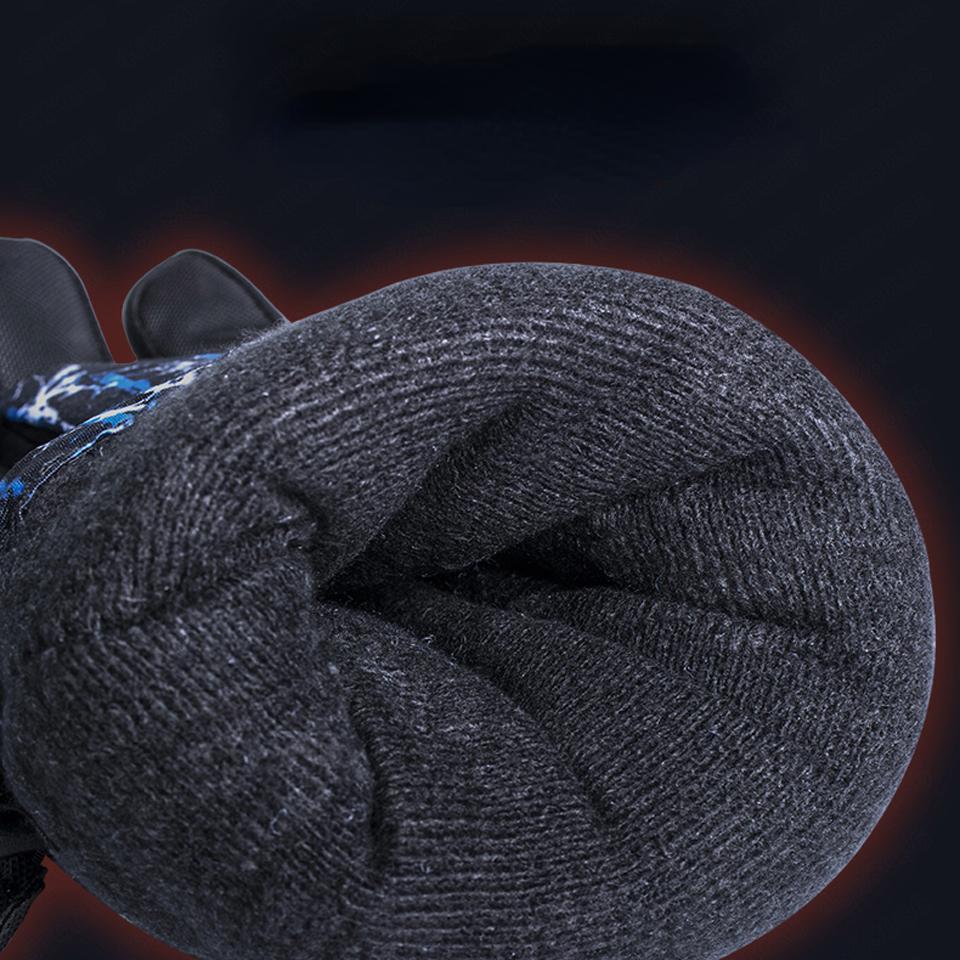 Herr Dam Barn Skidhandskar Vinter Snö Förtjockad Varm Ultralätt Vattentät Snowboard Handskar Motorcykel Snöskoter Ridning Camping