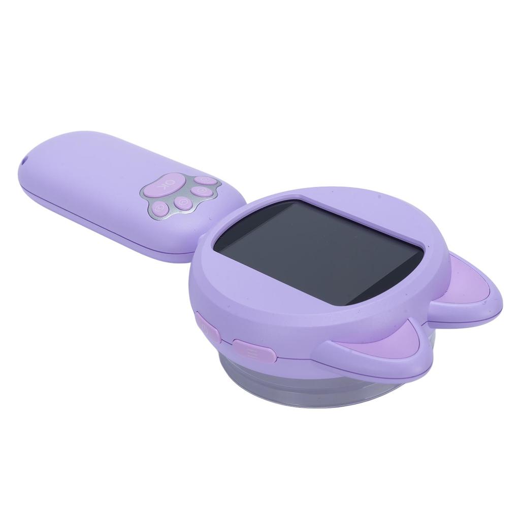 Violet Handheld Microscope 2in IPS Screen Portable Microscope with 8 LED Lights Supports 14