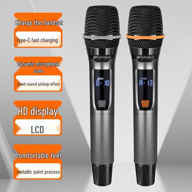 Sansui Portable Karaoke Trolley Speaker