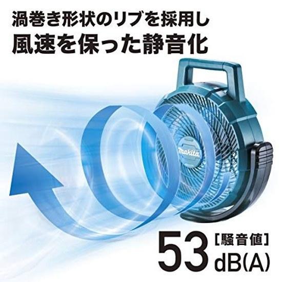 Makita Rechargeable Fan Blade Diameter 23.5cm Blue (18 14.4V) AC Adapter Included Battery Charger Sold Separately CF203DZ