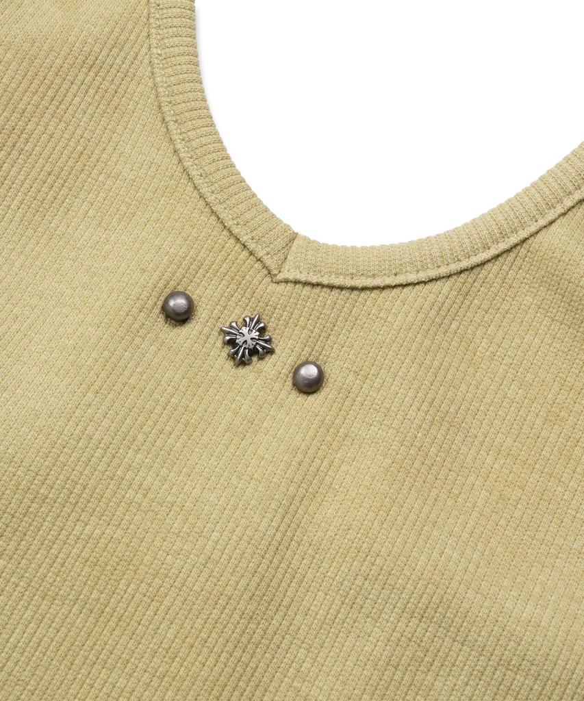 DOFFSEPT Stellar Stud Sleeveless In Lime