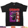 Courage the Cowardly Dog Red and Purple Frames Cartoon T-Shirt