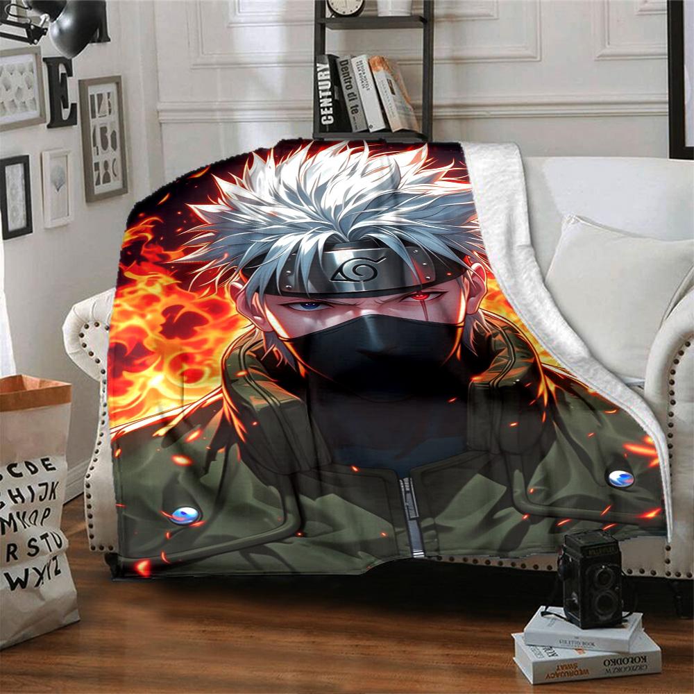 Naruto Blanket Comfortable Great for Bedding Picnics Bed for All Seasons Warmthful Decor Unique Gift for Family and Friends Camping