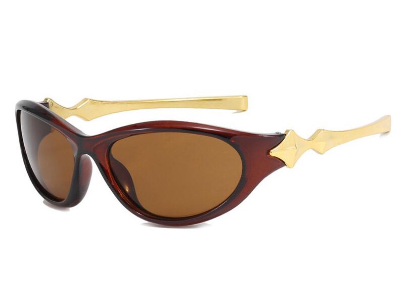 Designer Sunglasses Women Punk Y2K Anti-glare Sun Glasses European American Style UV Protection Fashion Eyewear