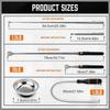 Magnet Tool Pickup Flexible Telescopic Metal Grabber Tool Rotatable Adjustable Auto Repair Accessories For Dad Grandpa Son