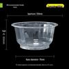 Transparent Disposable Plastic Takeaway Bowls