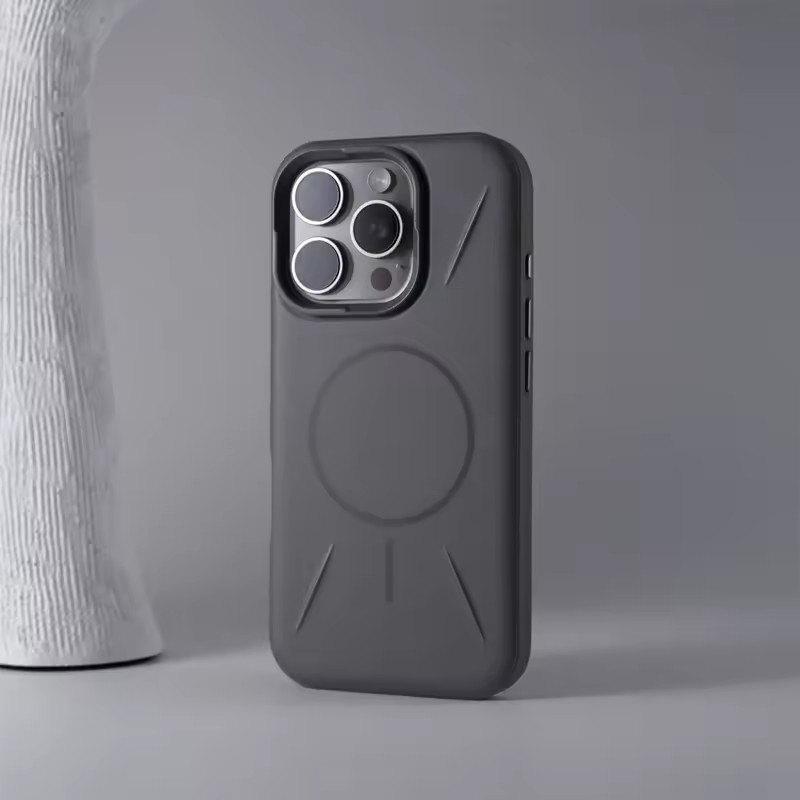 Magnetic Wireless Charging MagSafe Phone Case for iPhone 16 16pro Max 15 14 Pro 13 12 Matte Hybrid Shockproof Hard Armor Cover