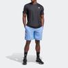Adidas Solid Color Three Stripes Logo Print Tennis Crew Neck Short Sleeve T-Shirt Men Tops Black HS3262