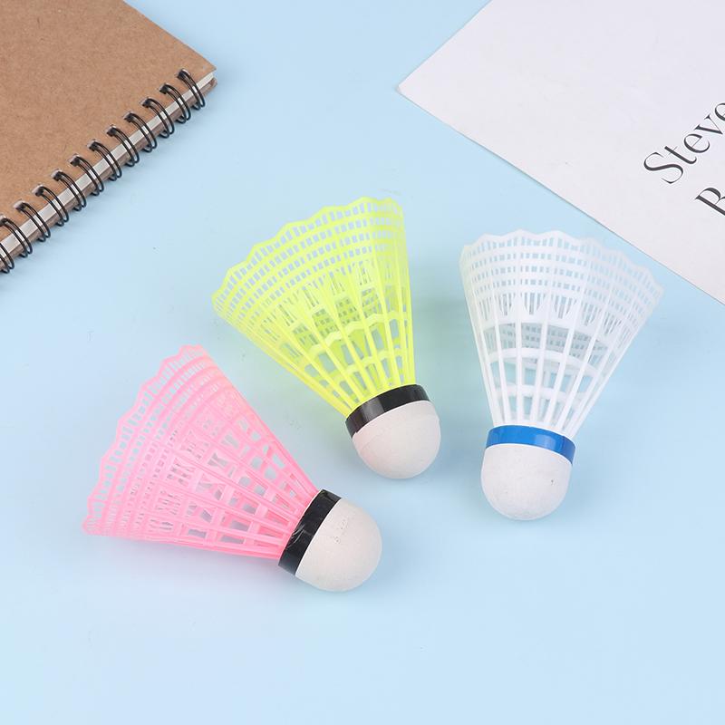 3Pcs Nylon Badminton Practice Ball Training Shuttlecocks With Great Stability Durability Indoor Outdoor Sports Training Balls