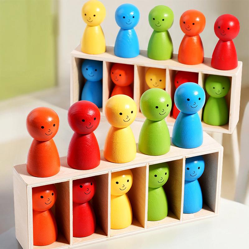 Guessing Colors Doll Color Matching Little Doll Challenge Logical Thinking Training Multiplayer Game Educational Toys For Kids