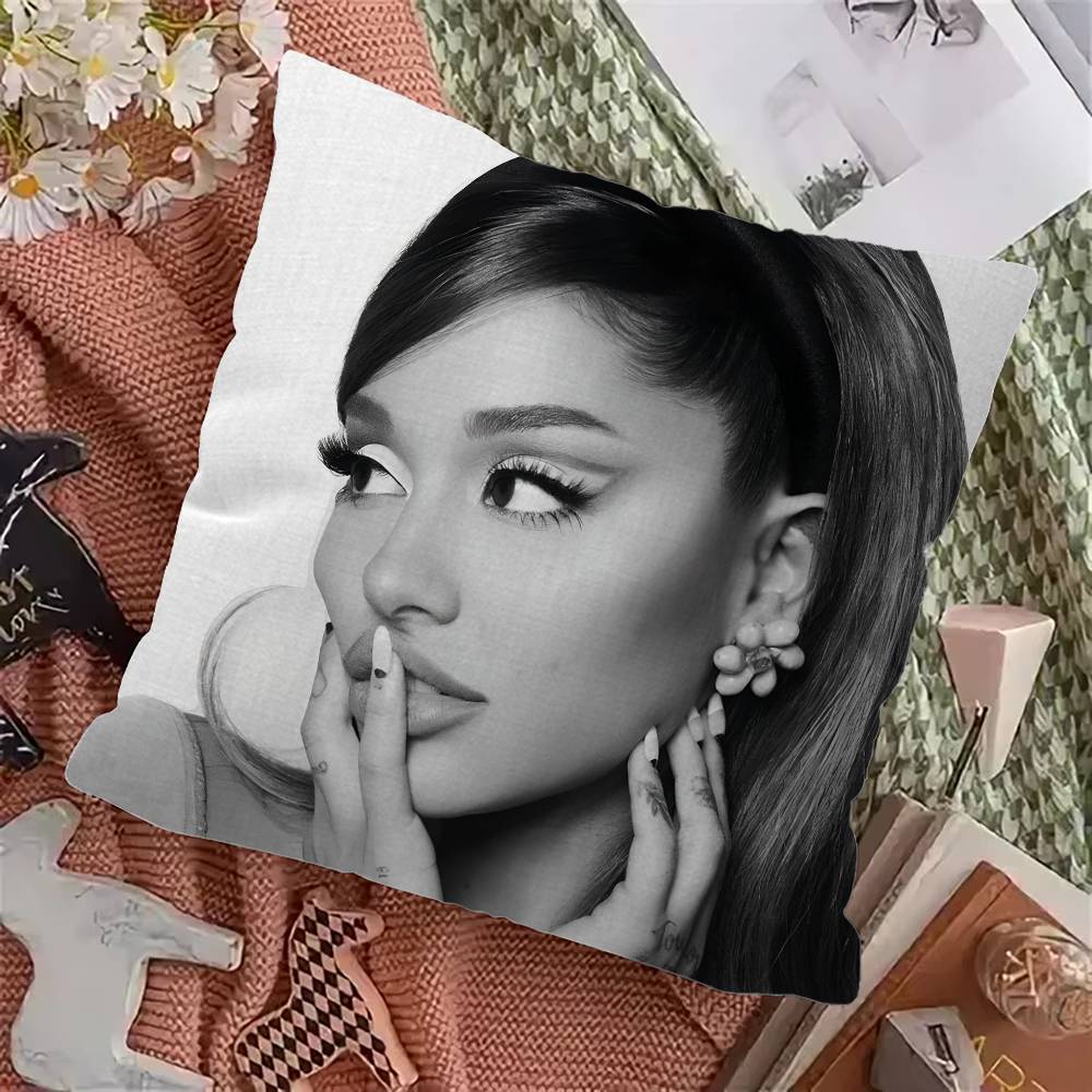 Famous Singer Ariana Grande Pillow Cover for Bedroom Room and Living Room Sofa Decorative Cushion Cover