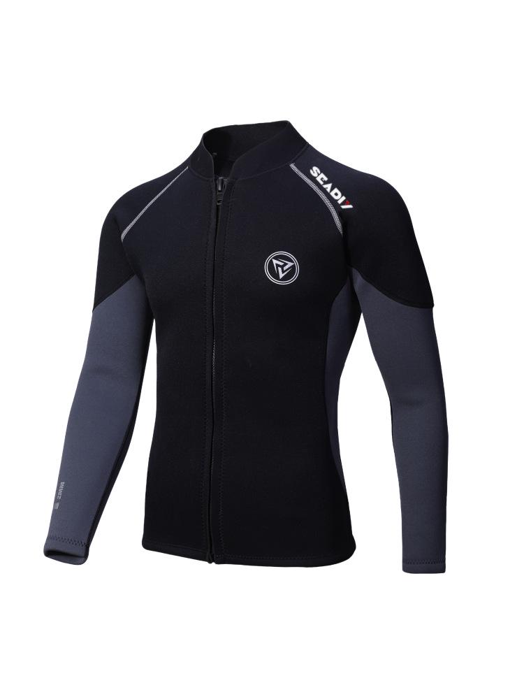 Unisex 3mm zweiteiliger schnelltrocknender Neoprenanzug zum Schnorcheln, Surfen, Stand-Up-Paddling - Kälte- und Sonnenschutz