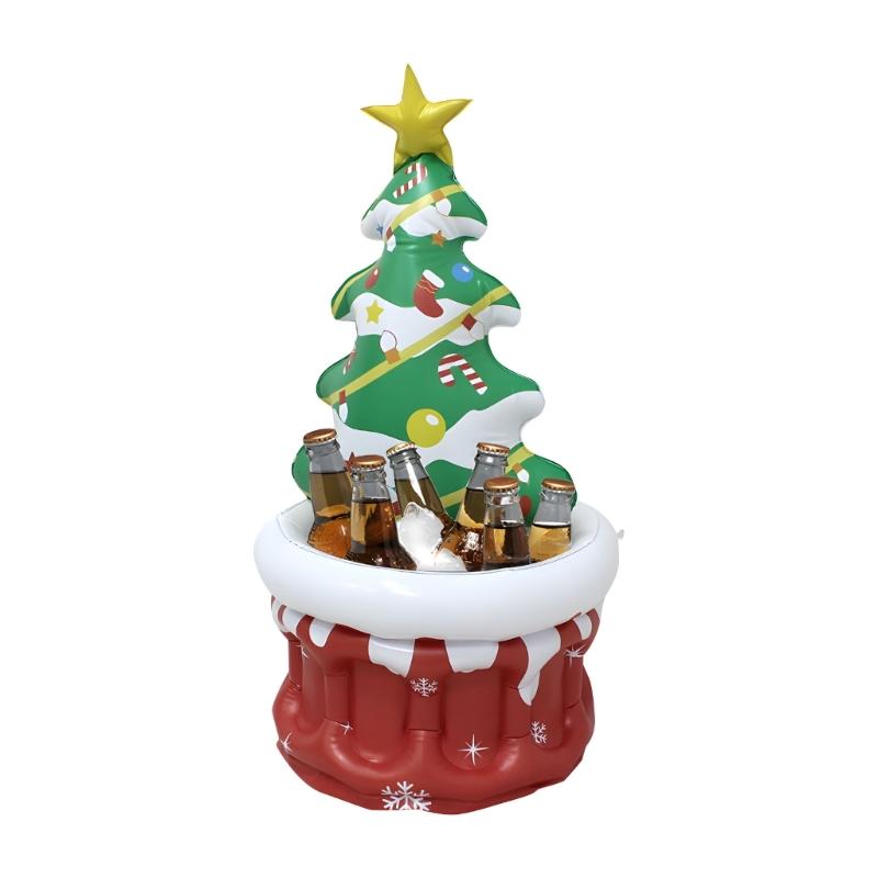 

Inflatable Christmas Tree Coolers For Outdoor Drink And Beverages Storage Portable Designs Holiday Ice Bucket