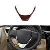 2014- Glossy Wood Grain Cover Trim For Toyota Corolla Steering Wheel U Type