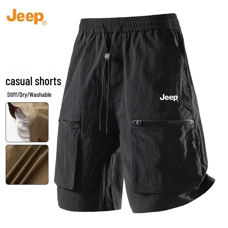 JEEP Men's Outdoor Quick-Dry Cargo Shorts