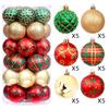 30Pcs Christmas Ball Christmas Tree Decor Ornaments 6cm Size Home Decor Xmas Hanging Tree Pendants New Year Ball Accessories
