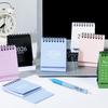 Yousheng 2026 Mini Desk Calendar with Stickers Ritual Life Planner Portable Standing Flip Desktop Calendar for Home Office School
